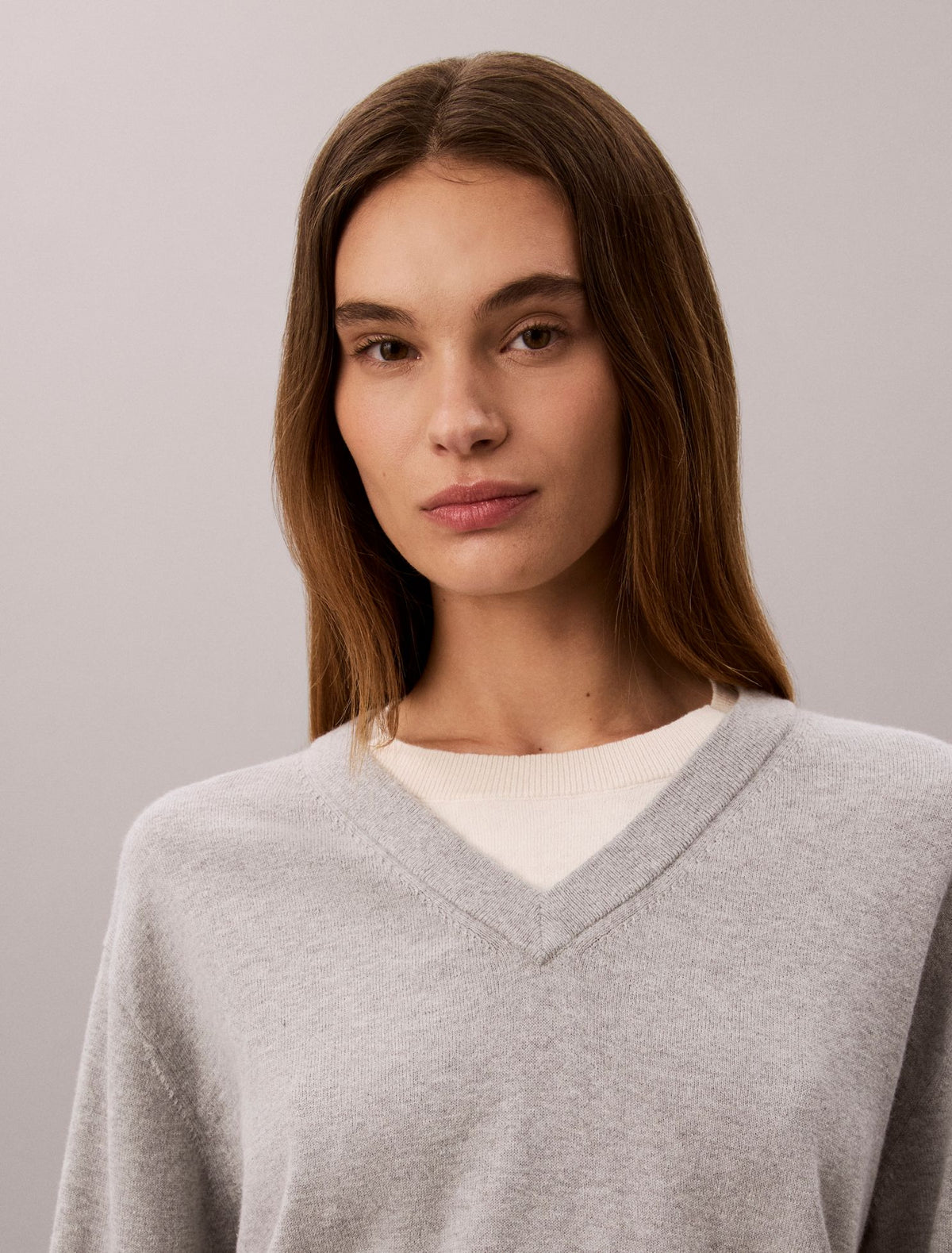 Dual Layer Relaxed Sweater - Calvin Klein Women