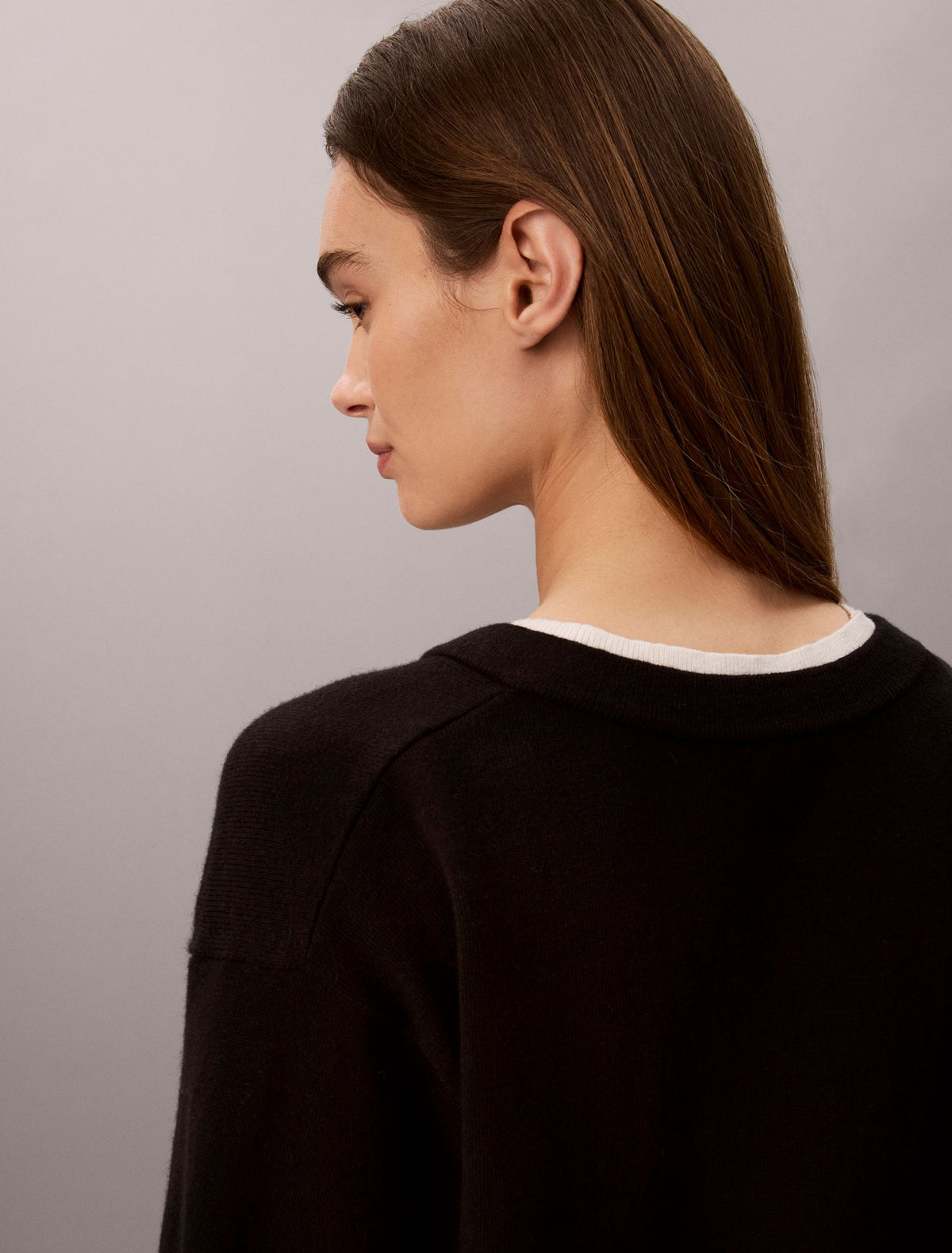 Dual Layer Relaxed Sweater - Calvin Klein Women
