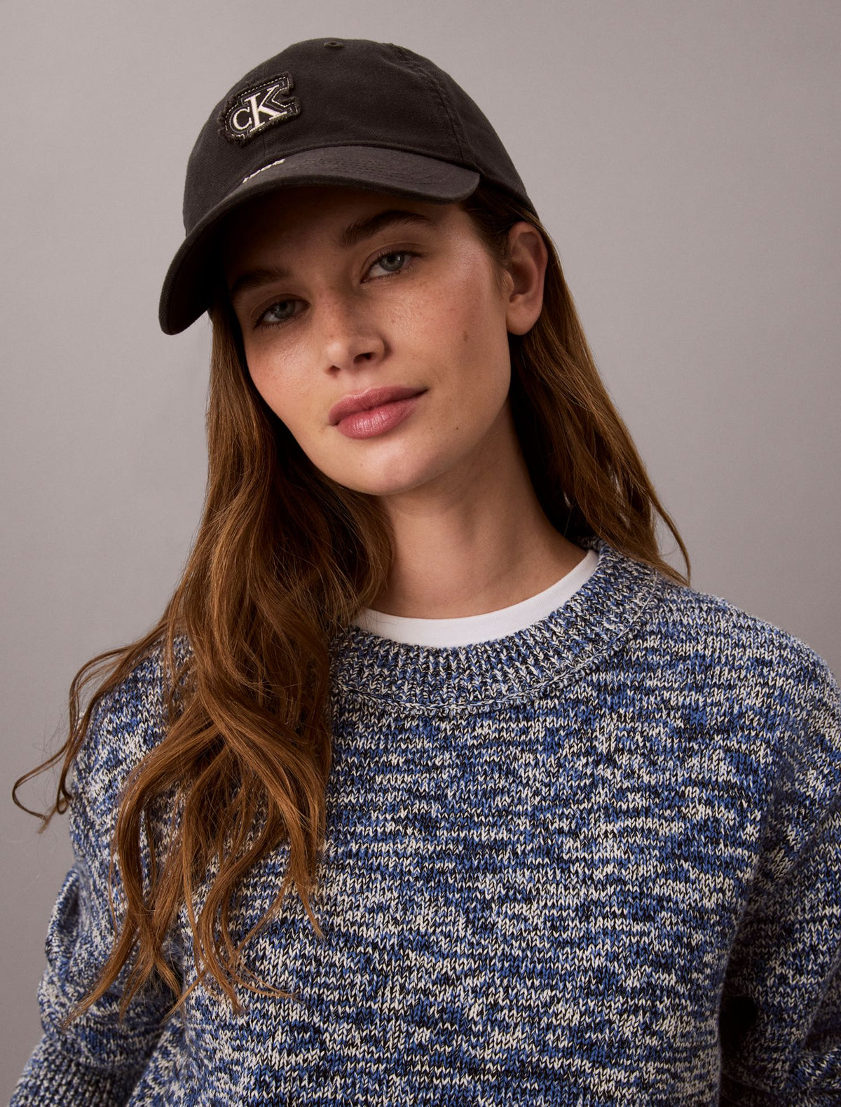 Chunky Cotton Mouline Sweater - Calvin Klein Women