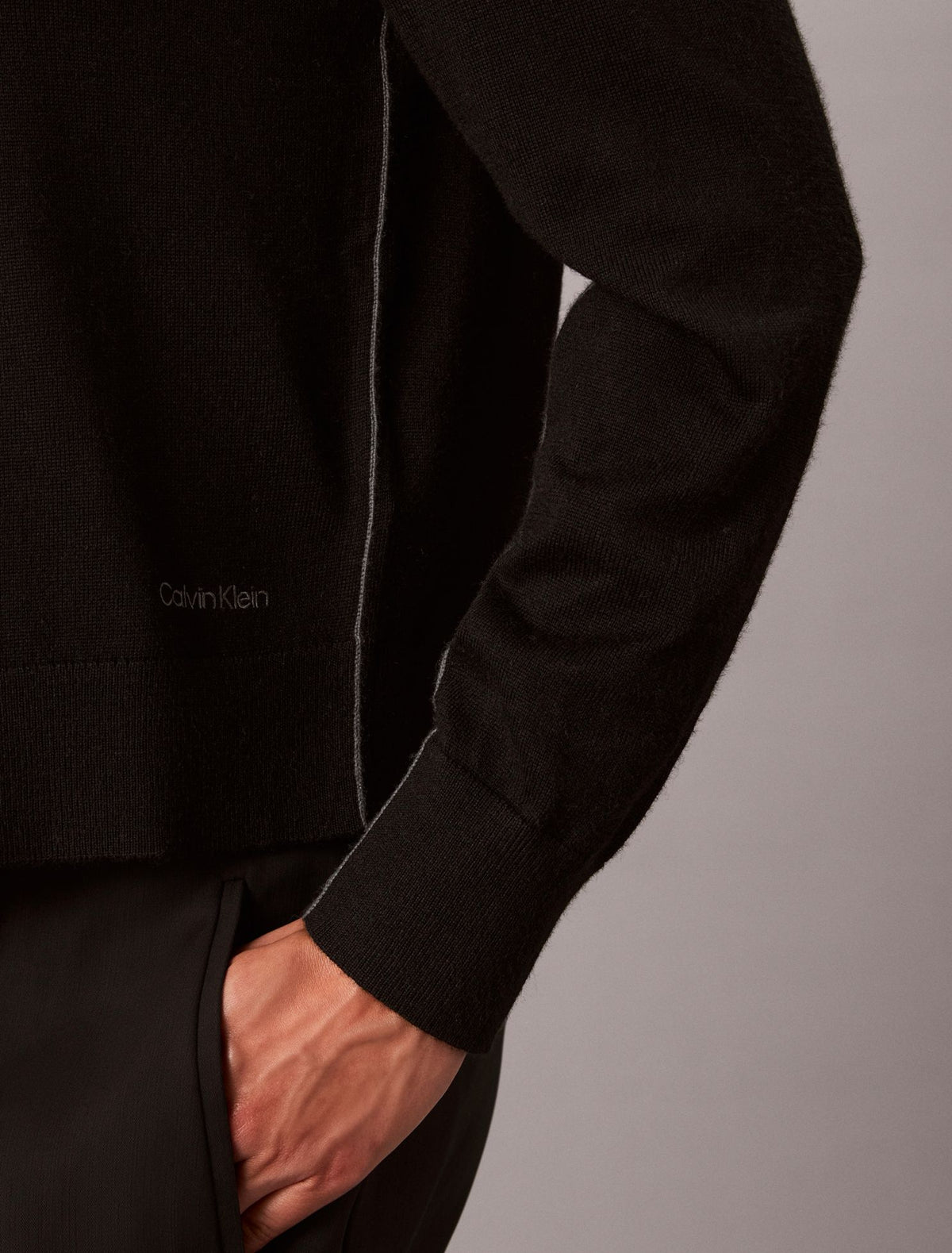 Merino Wool Blend Cardigan - Calvin Klein Women