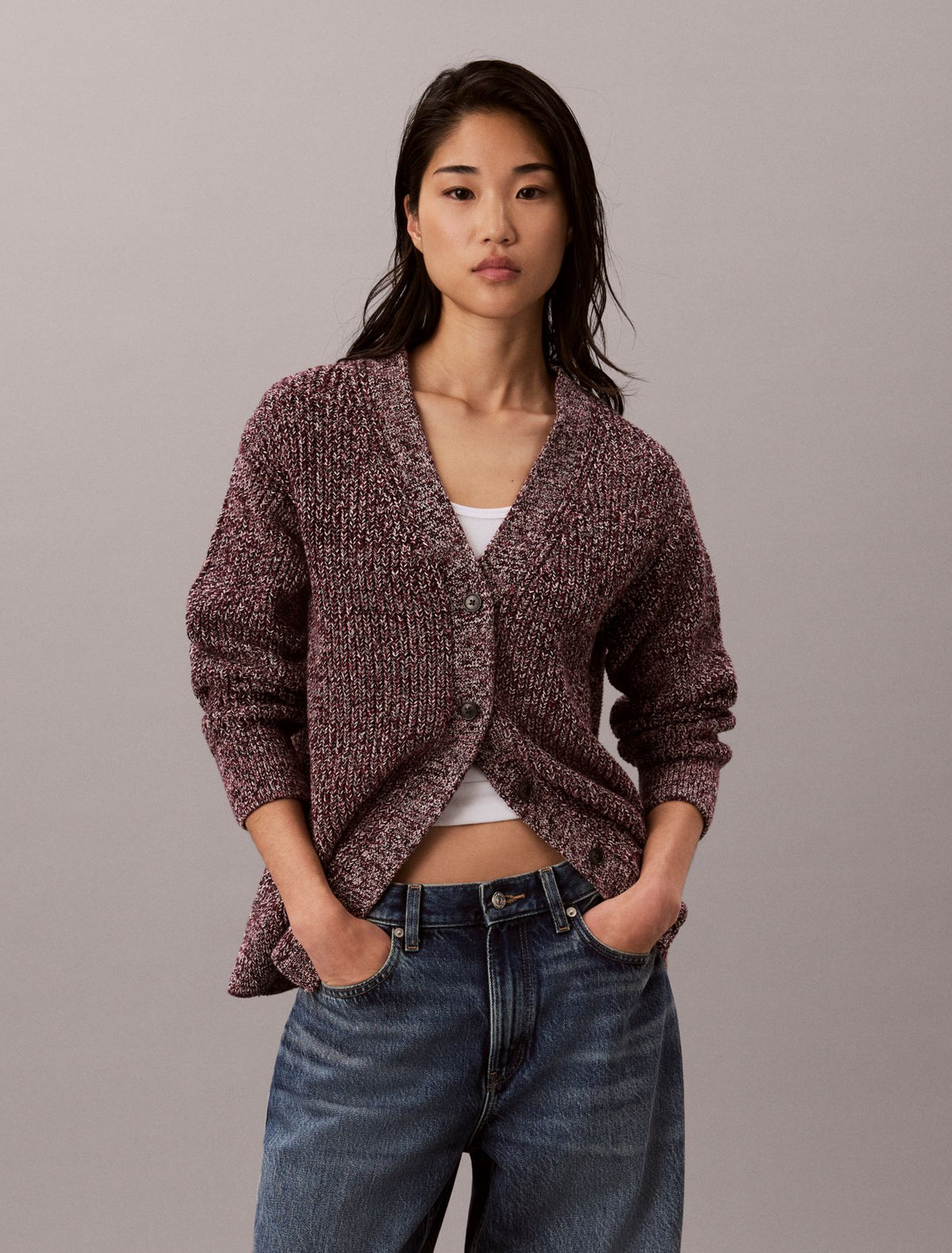 Mouline Relaxed Cardigan - Calvin Klein Women