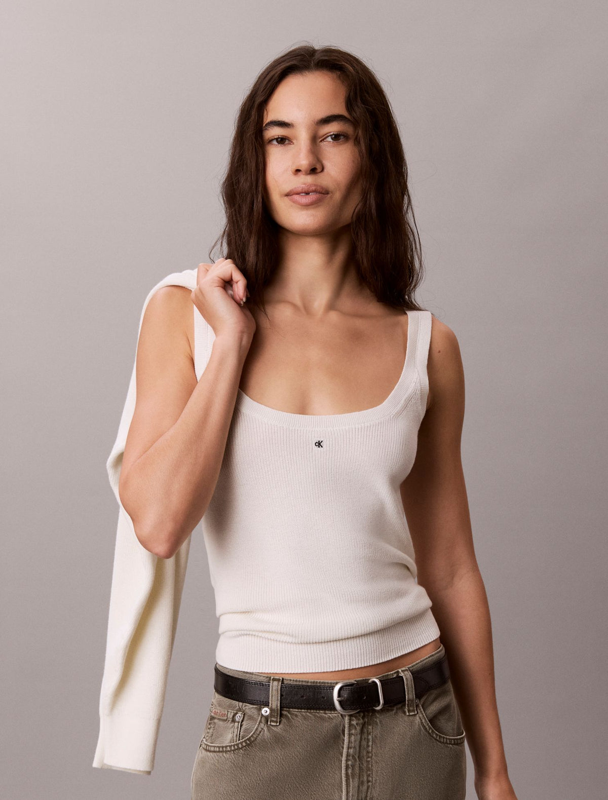 2-In-1 Cardigan Tank Set - Calvin Klein Women