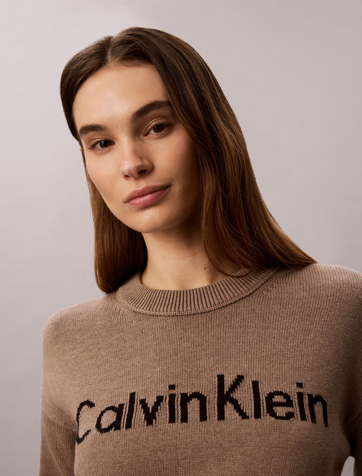 Logo Graphic Relaxed Sweater - Calvin Klein Women