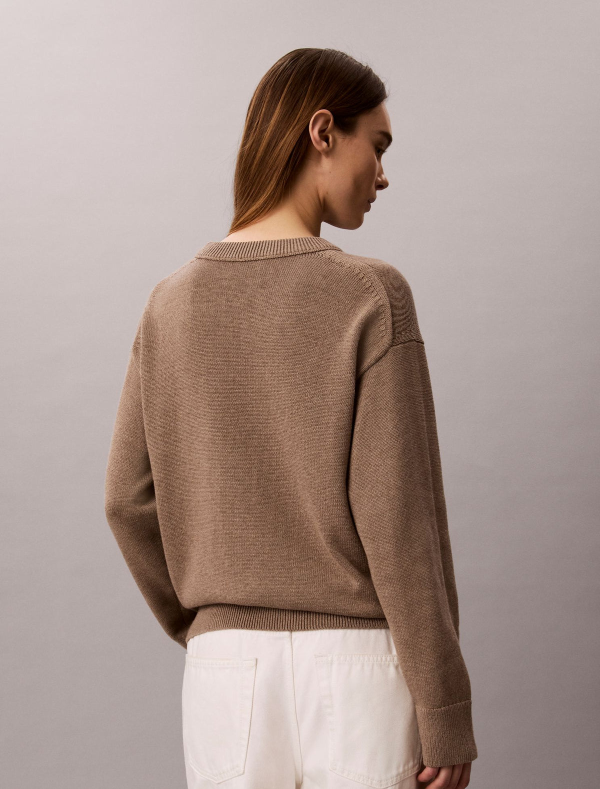 Logo Graphic Relaxed Sweater - Calvin Klein Women