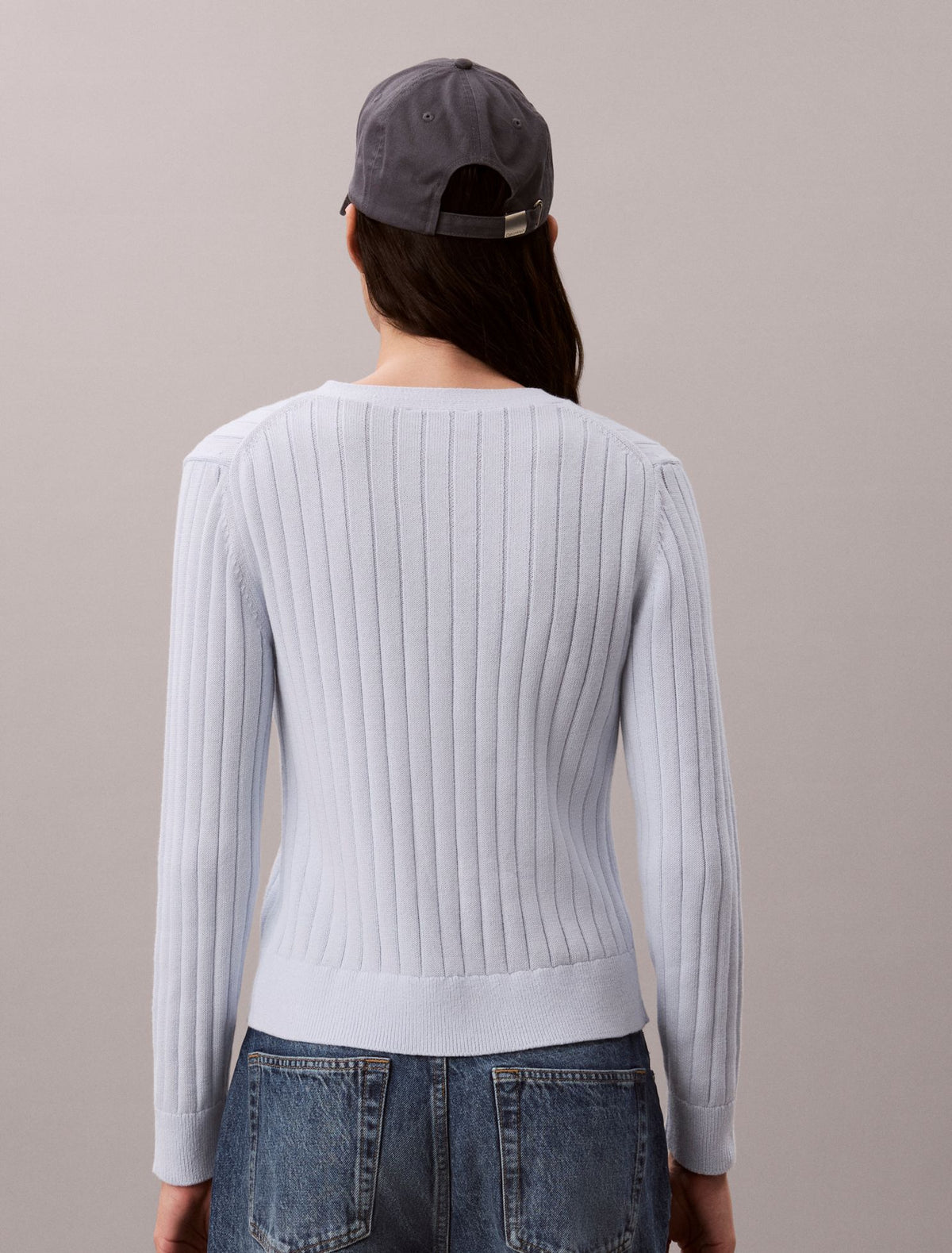 Woven Monologo Cardigan - Calvin Klein Women