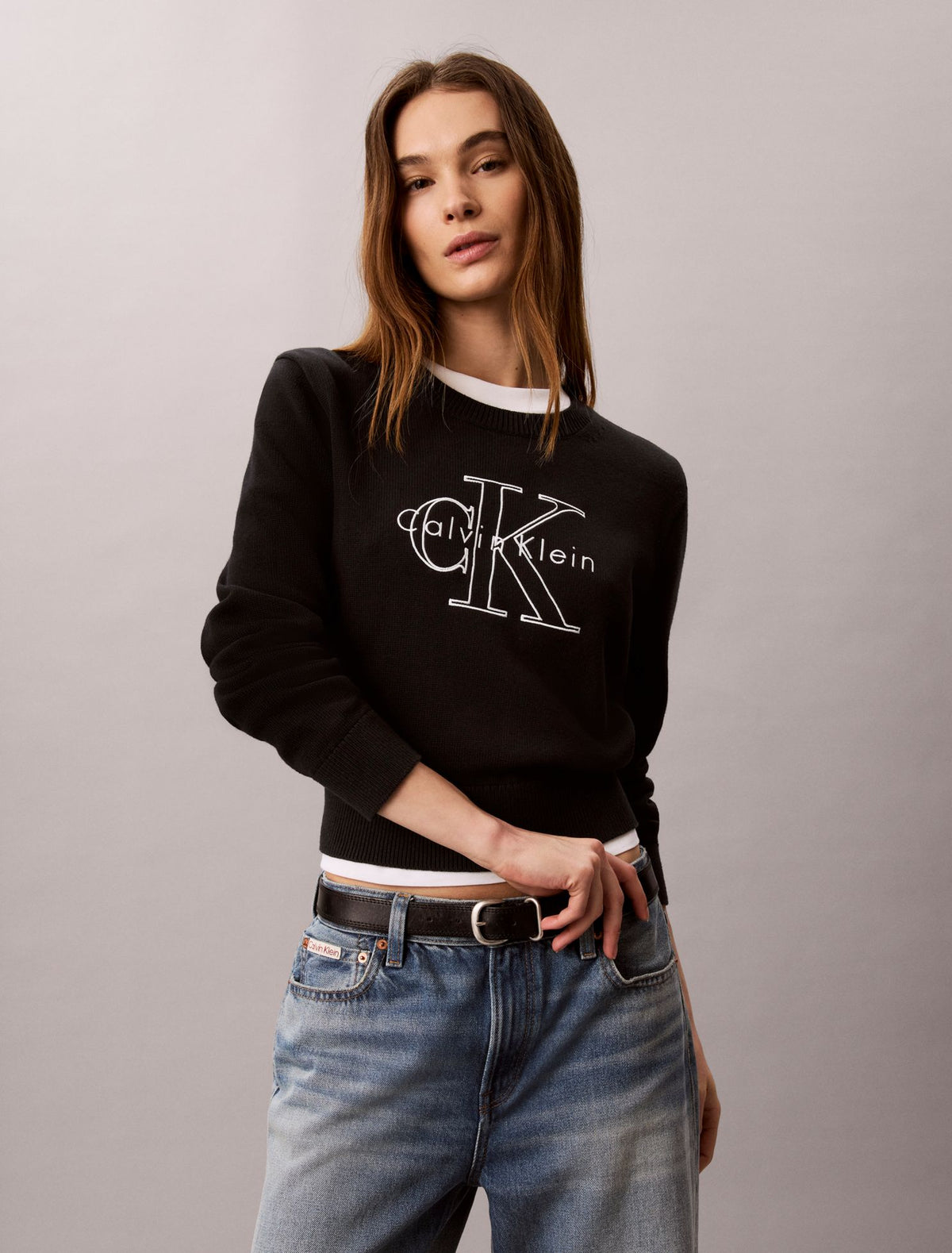 Monologo Outline Sweater - Calvin Klein Women