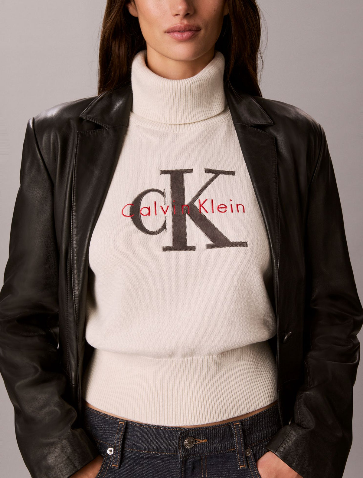 Monologo Turtleneck Sweater - Calvin Klein Women