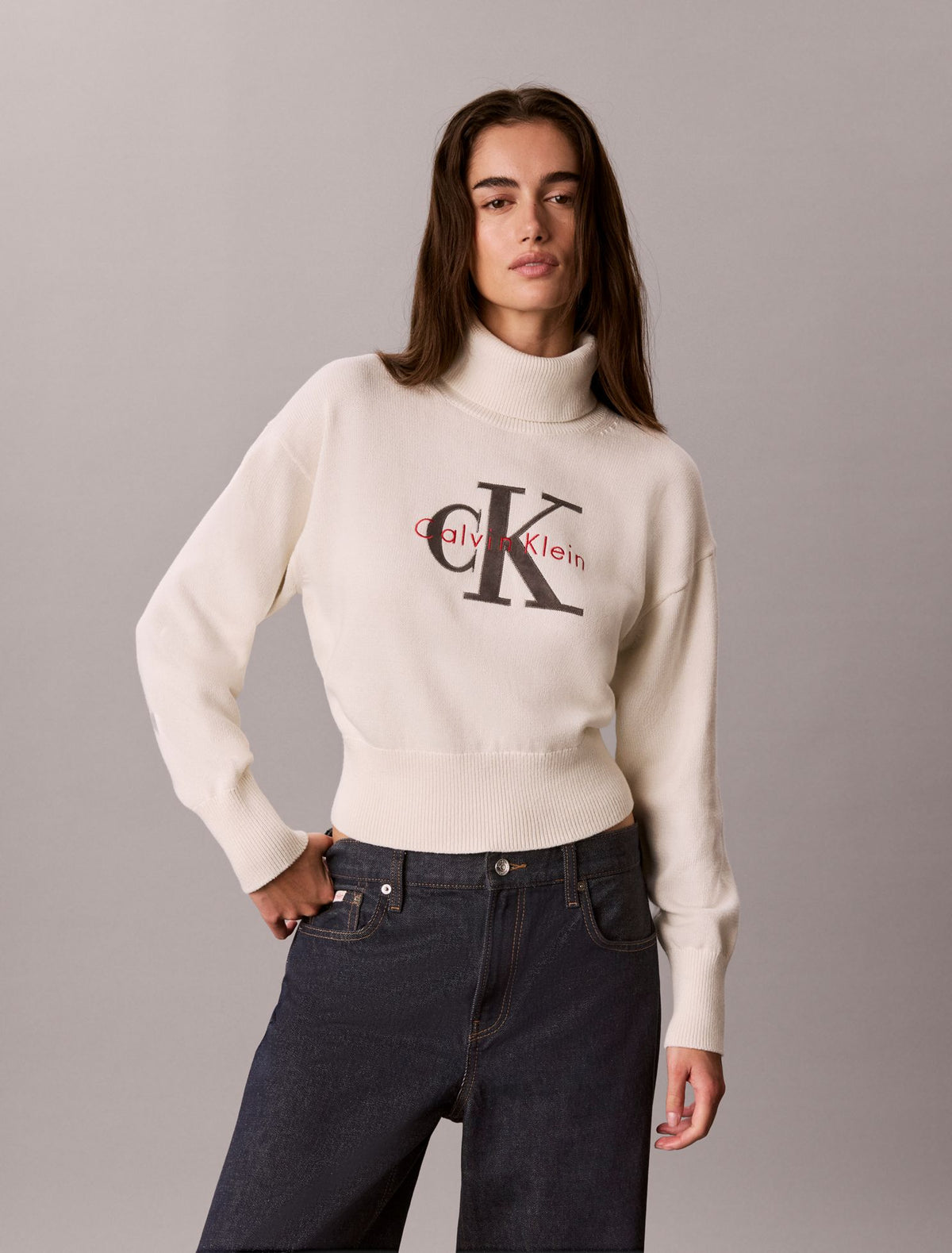 Monologo Turtleneck Sweater - Calvin Klein Women