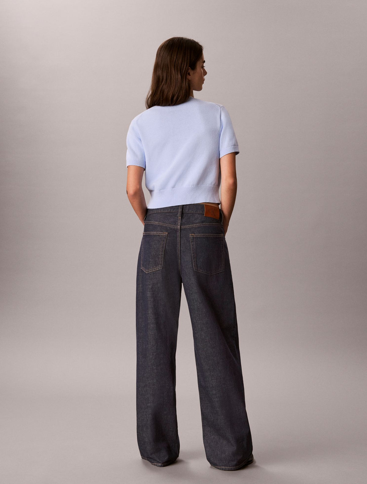 Monologo Short Sleeve Sweater - Calvin Klein Women