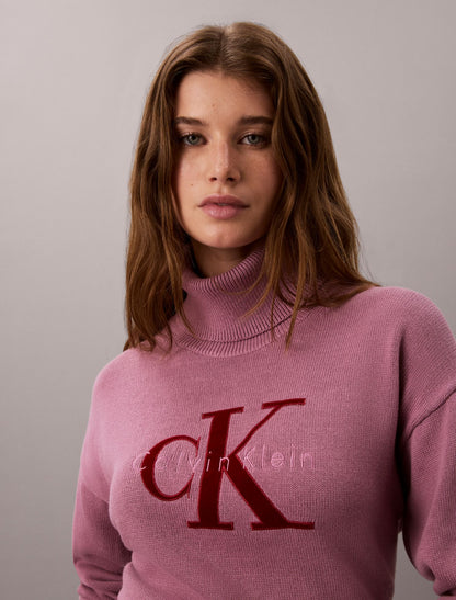 Monologo Turtleneck Sweater - Calvin Klein Women