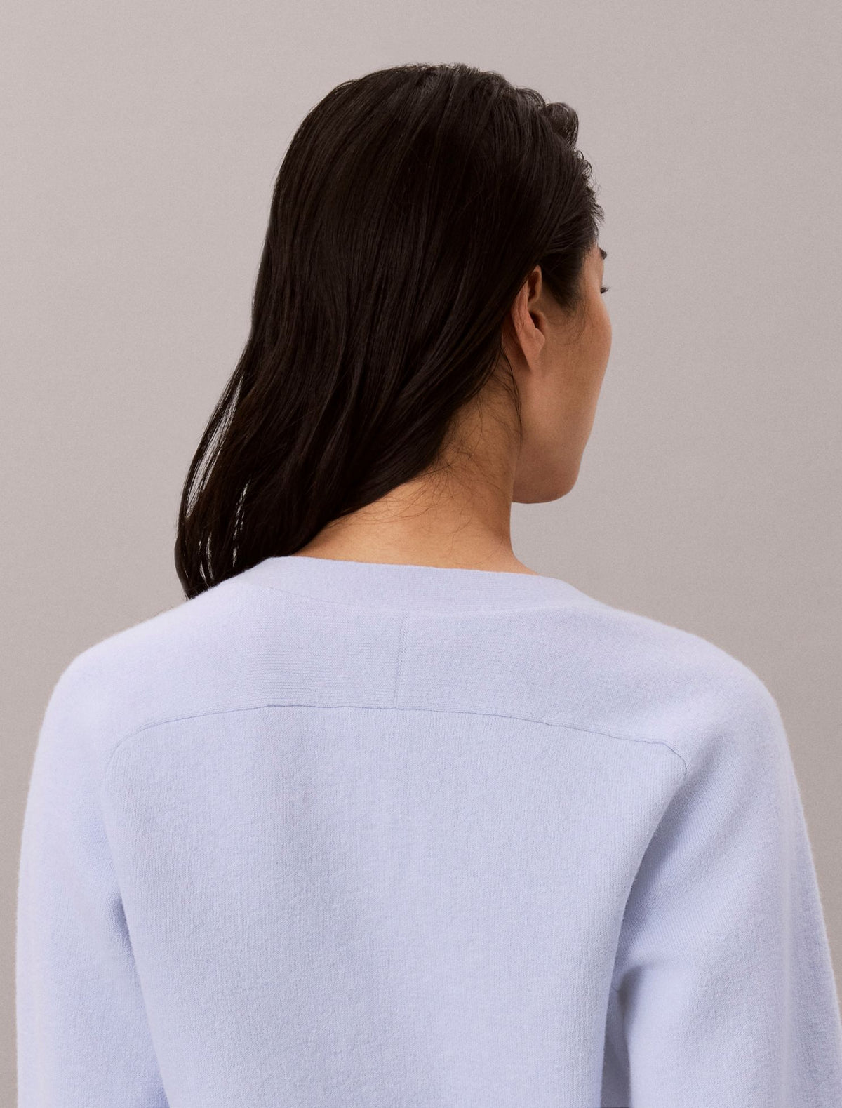 Wool Cotton Raglan Cardigan - Calvin Klein Women