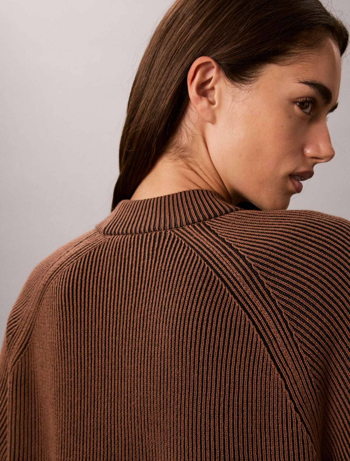 Monogram Graphic Rib Sweater - Calvin Klein Women
