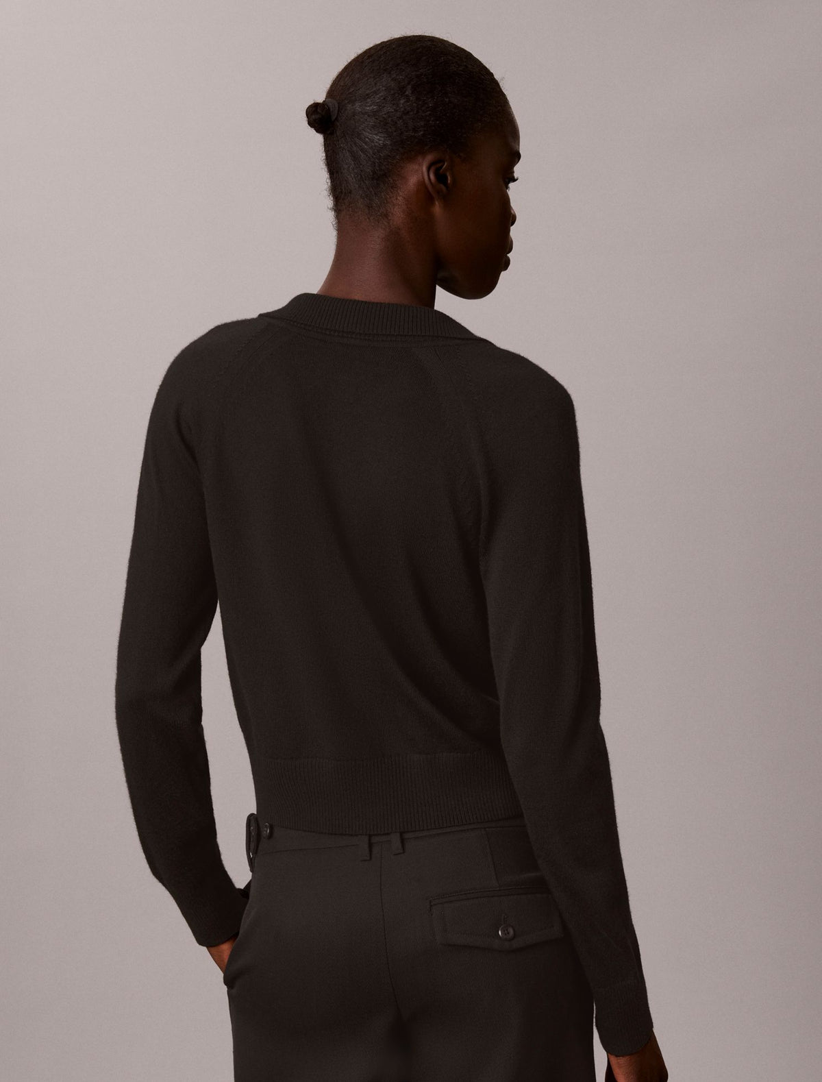 Extra Fine Merino Polo Shirt - Calvin Klein Women