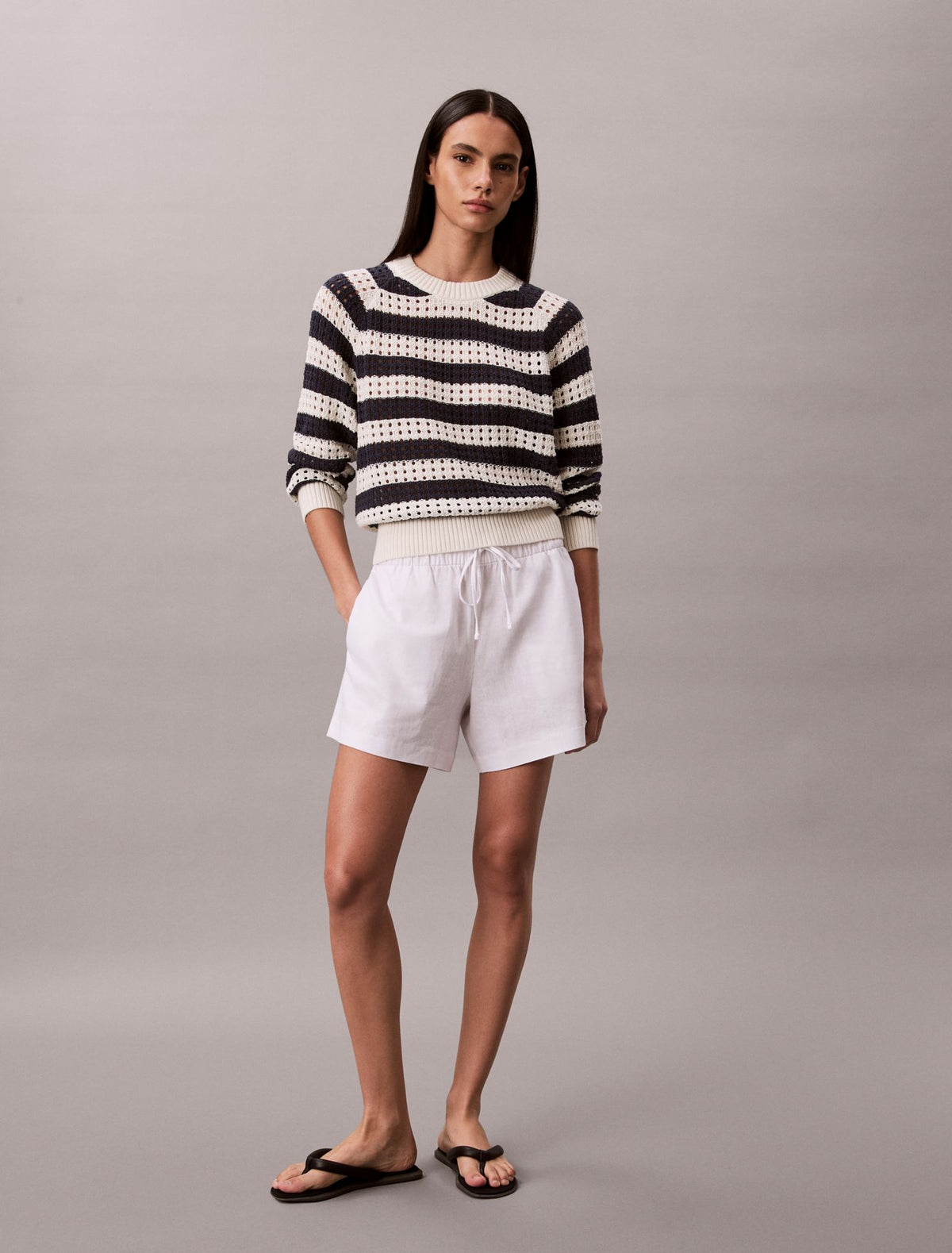 Open Stitch Sweater - Calvin Klein Women