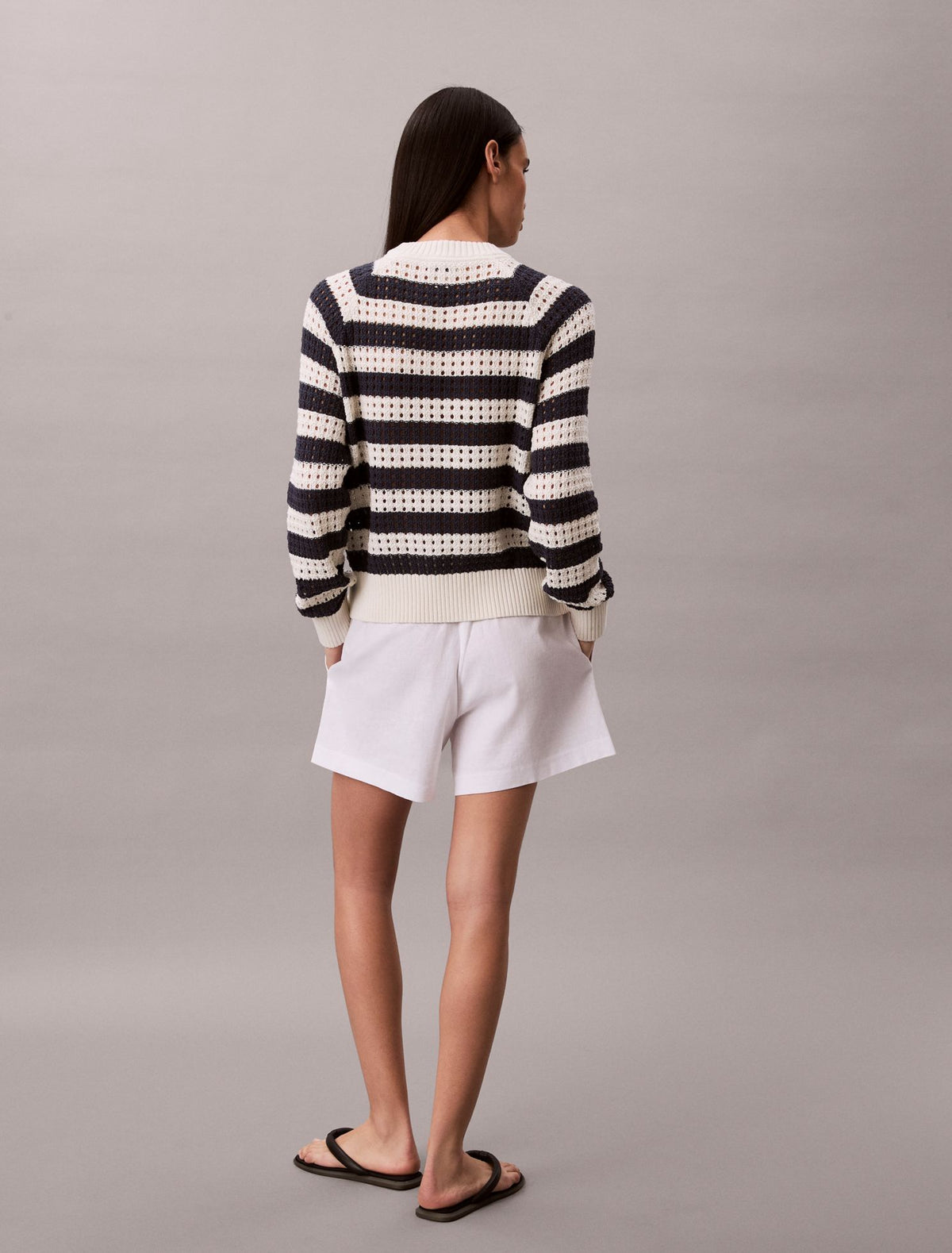 Open Stitch Sweater - Calvin Klein Women