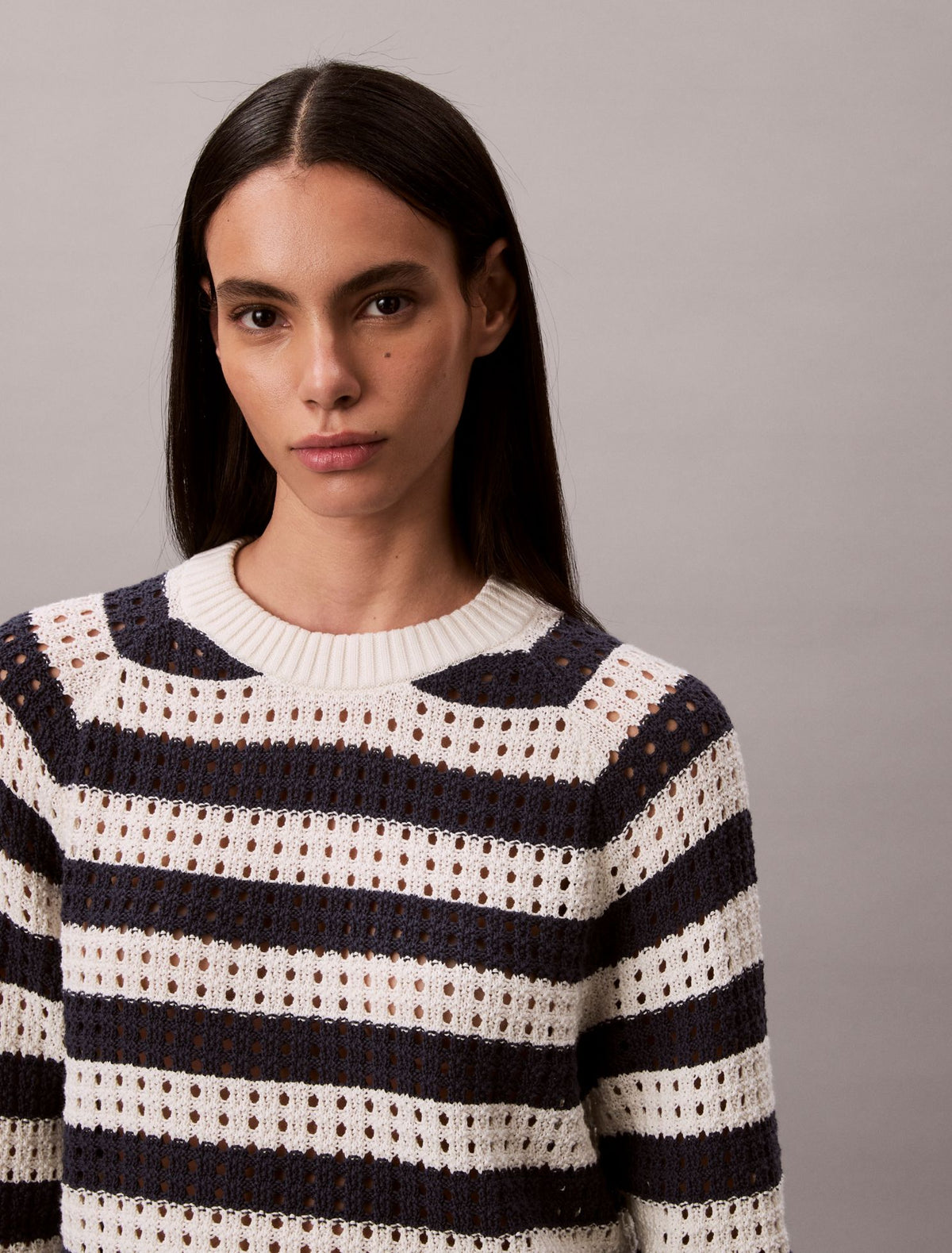 Open Stitch Sweater - Calvin Klein Women