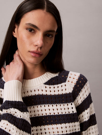 Open Stitch Sweater - Calvin Klein Women
