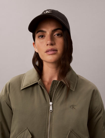 Nylon Padded Bomber Jacket - Calvin Klein Women