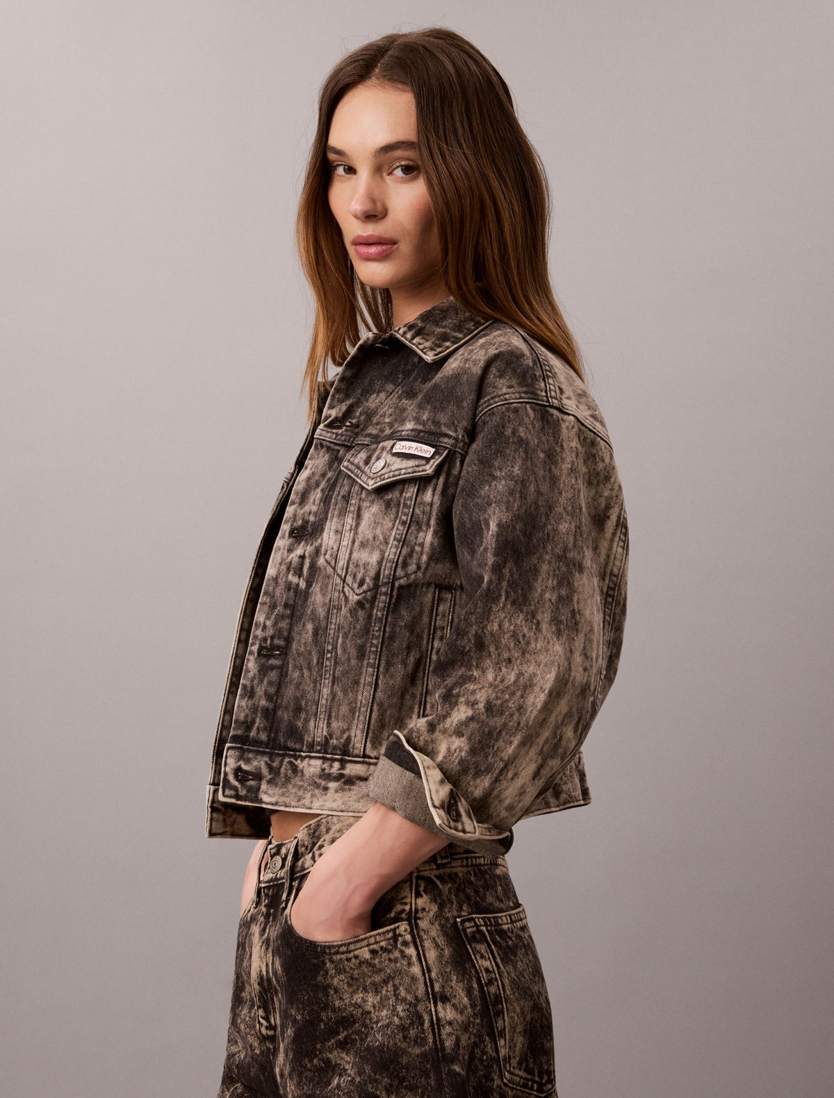 90s Trucker Jacket - Calvin Klein Women