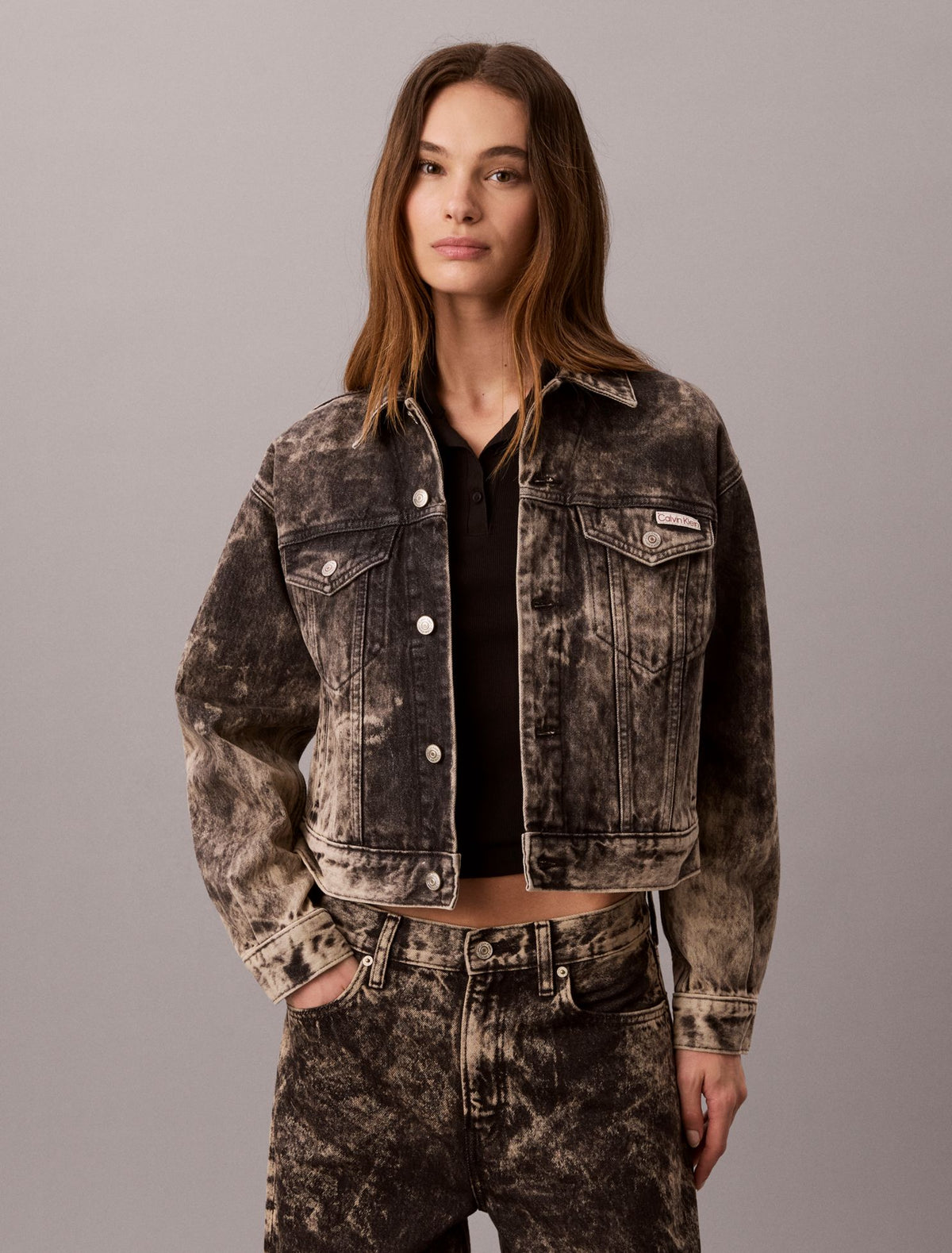 90s Trucker Jacket - Calvin Klein Women