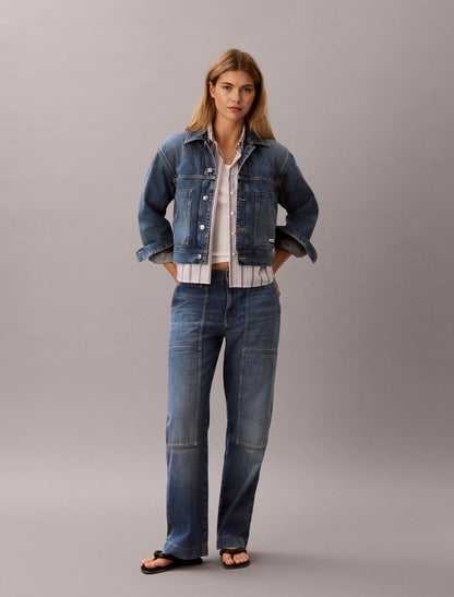Denim Utility Jacket - Calvin Klein Women