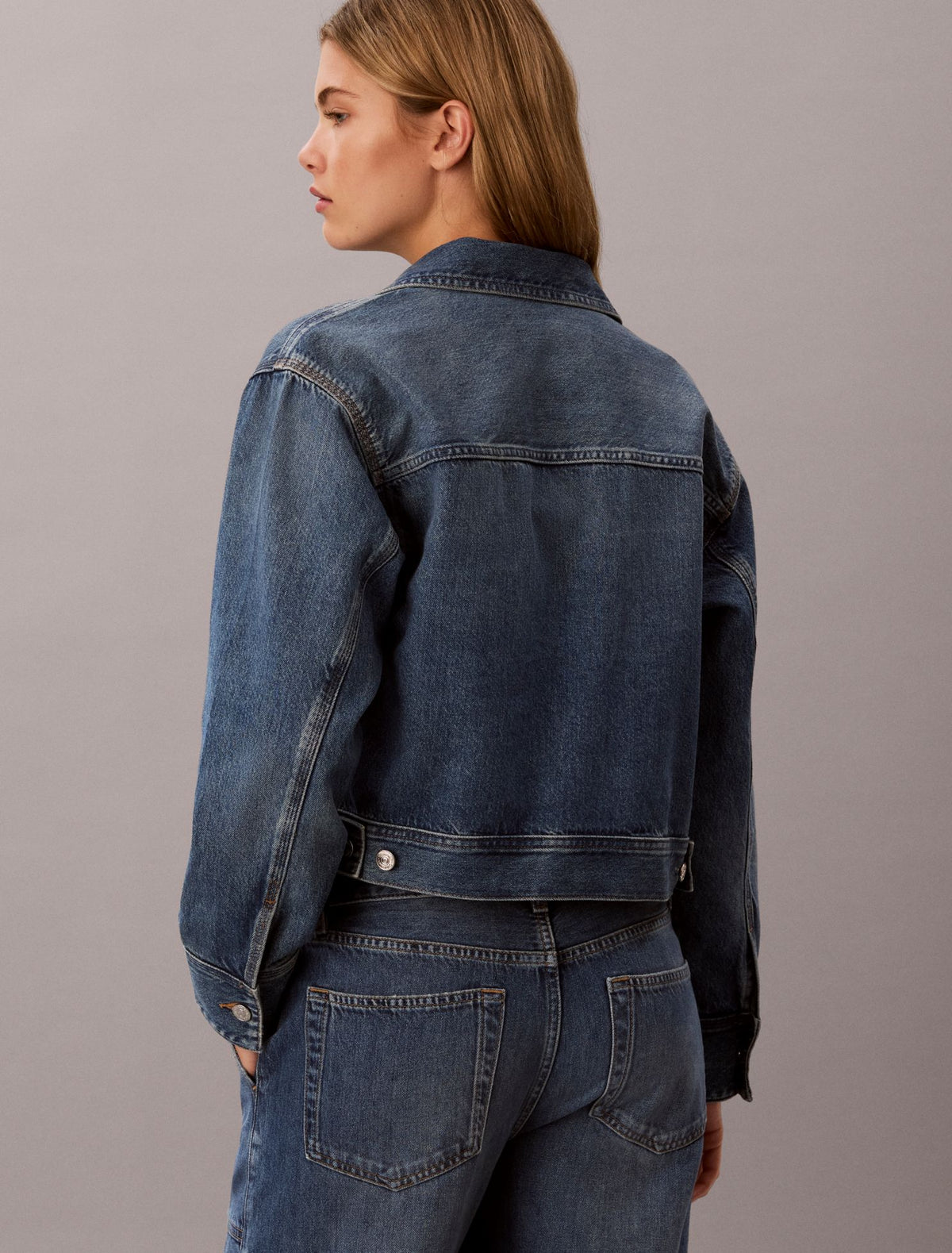 Denim Utility Jacket - Calvin Klein Women