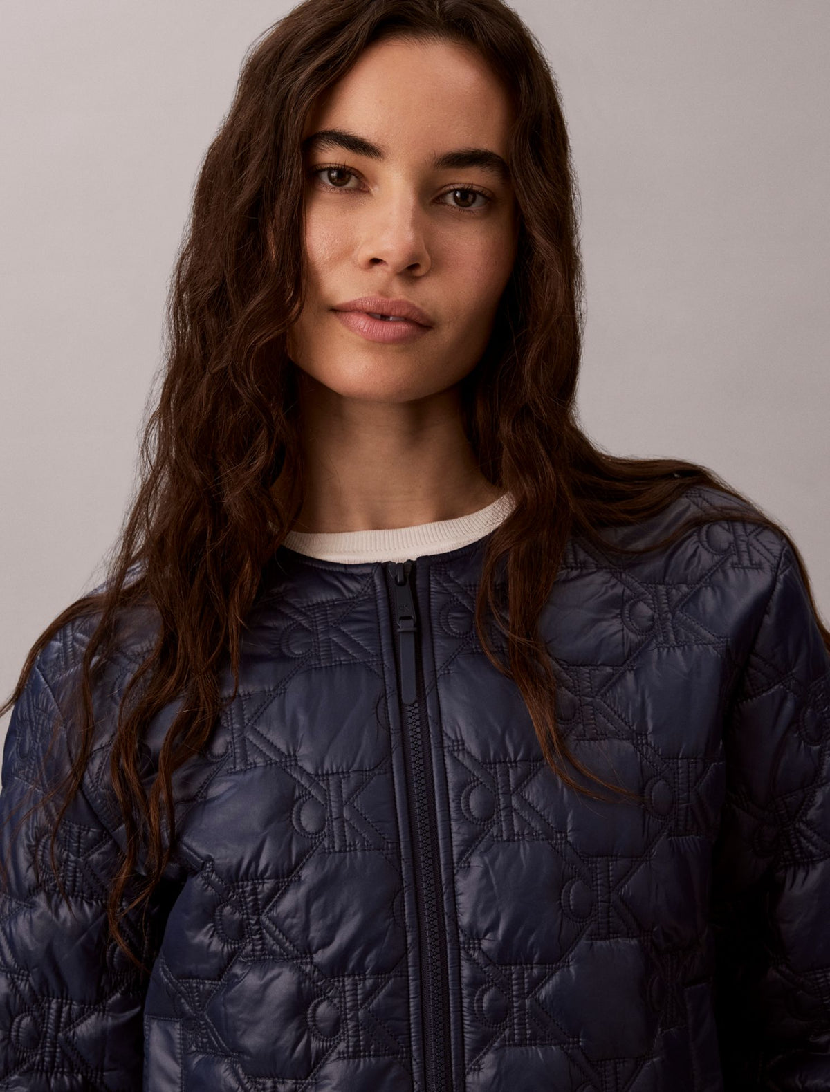 Monogram Quilted Liner Jacket - Calvin Klein Women