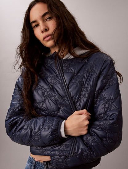 Monogram Quilted Liner Jacket - Calvin Klein Women