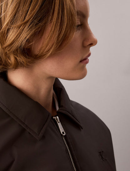 Padded Nylon Bomber Jacket - Calvin Klein Women