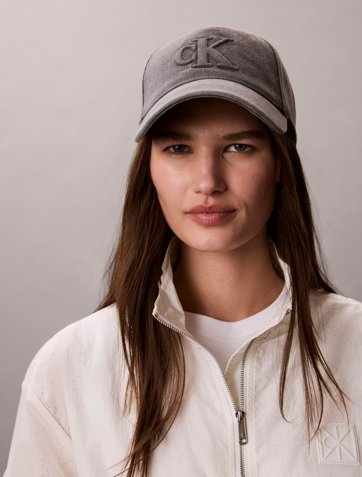 Emblem Logo Perforated Tech Jacket - Calvin Klein Women