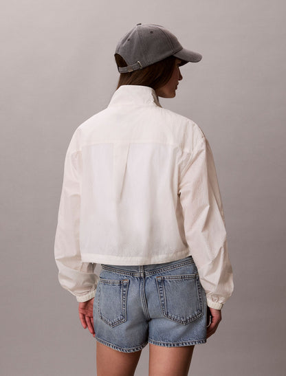 Emblem Logo Perforated Tech Jacket - Calvin Klein Women
