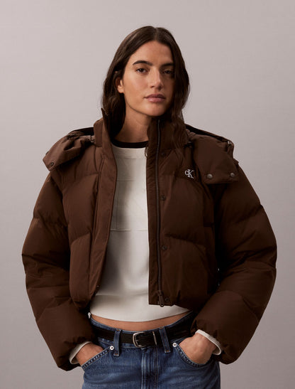 Matte Convertible Down Puffer Jacket - Calvin Klein Women