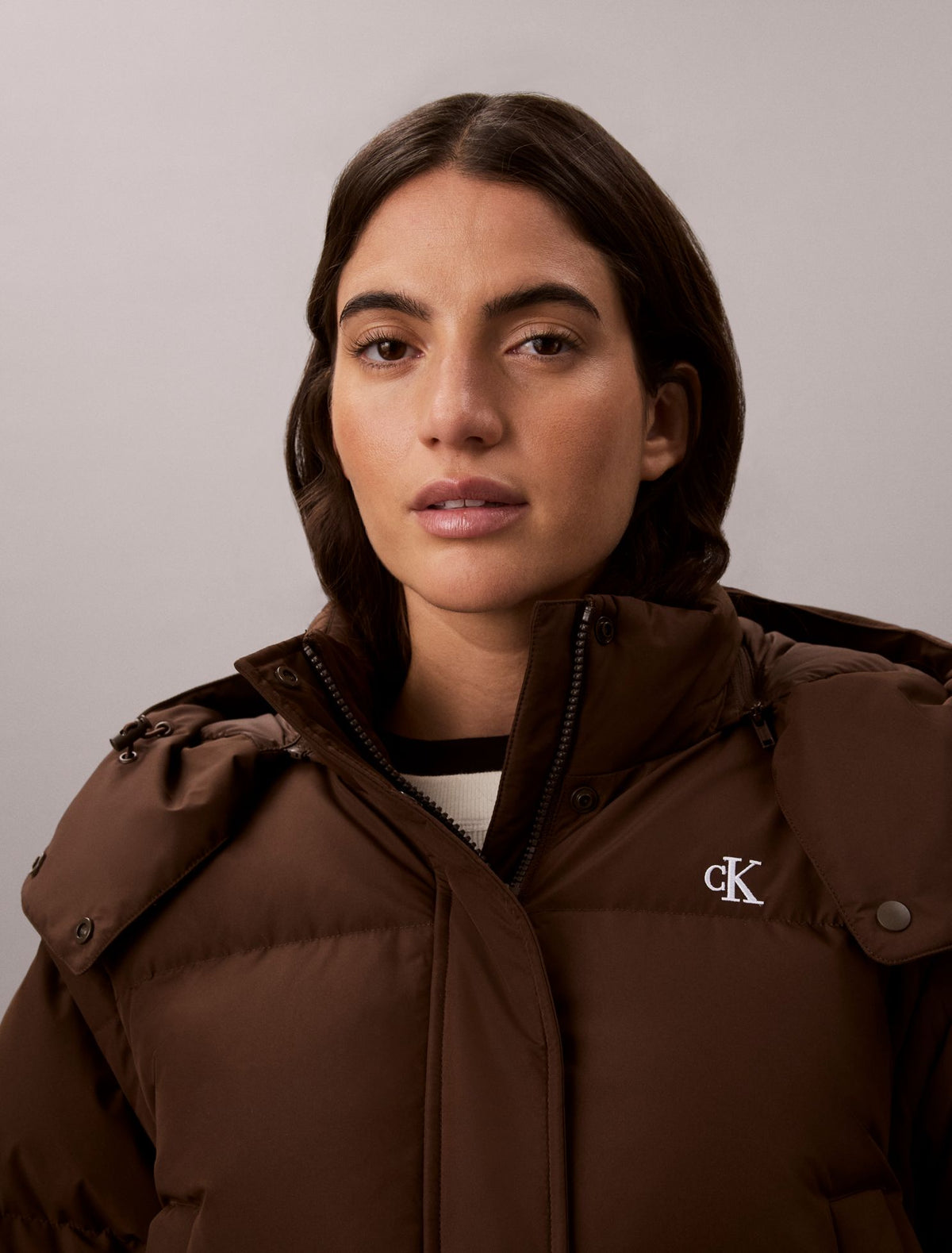 Matte Convertible Down Puffer Jacket - Calvin Klein Women