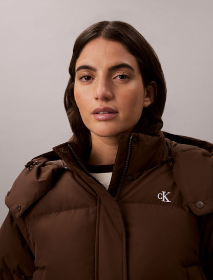 Matte Convertible Down Puffer Jacket - Calvin Klein Women