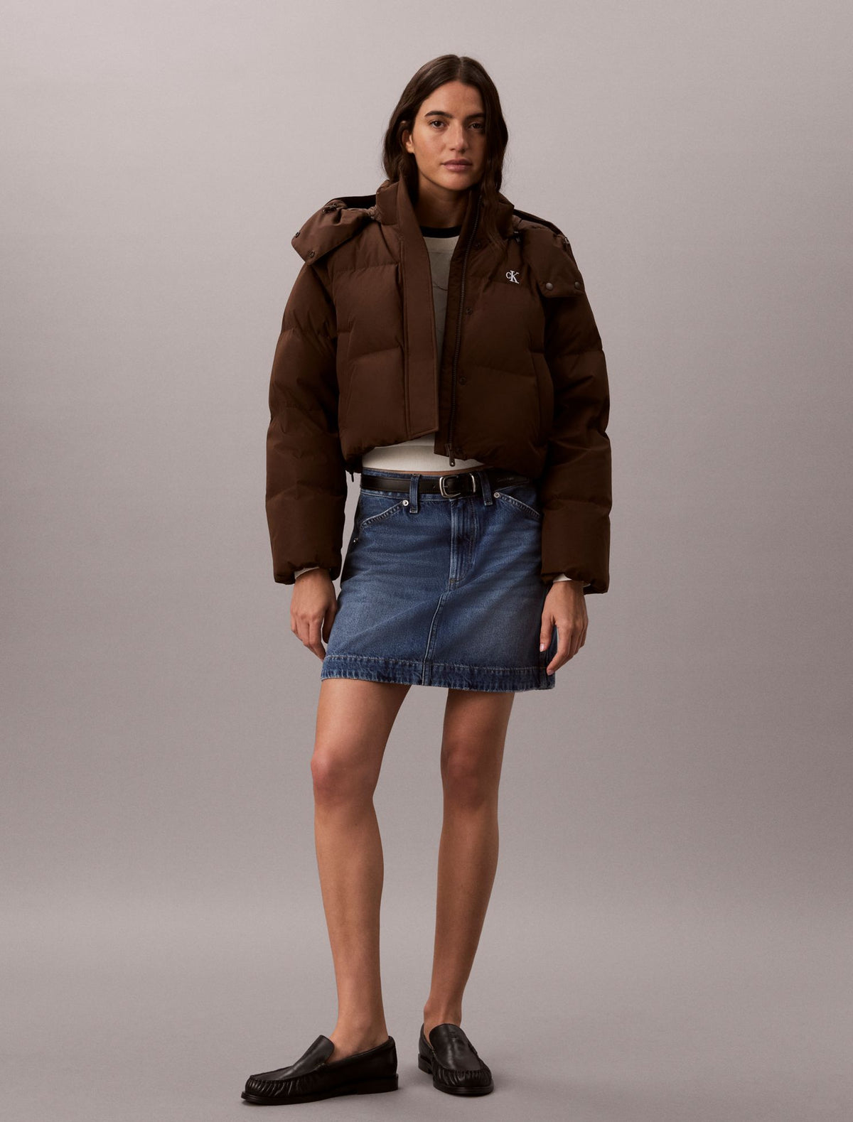 Matte Convertible Down Puffer Jacket - Calvin Klein Women