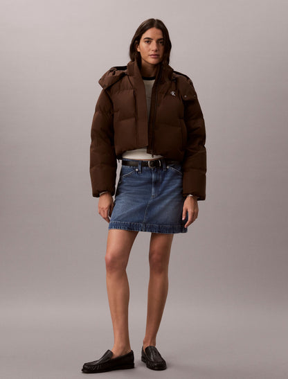 Matte Convertible Down Puffer Jacket - Calvin Klein Women