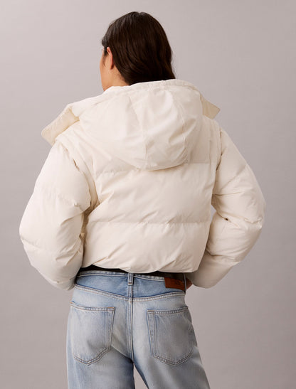 Matte Convertible Down Puffer Jacket - Calvin Klein Women