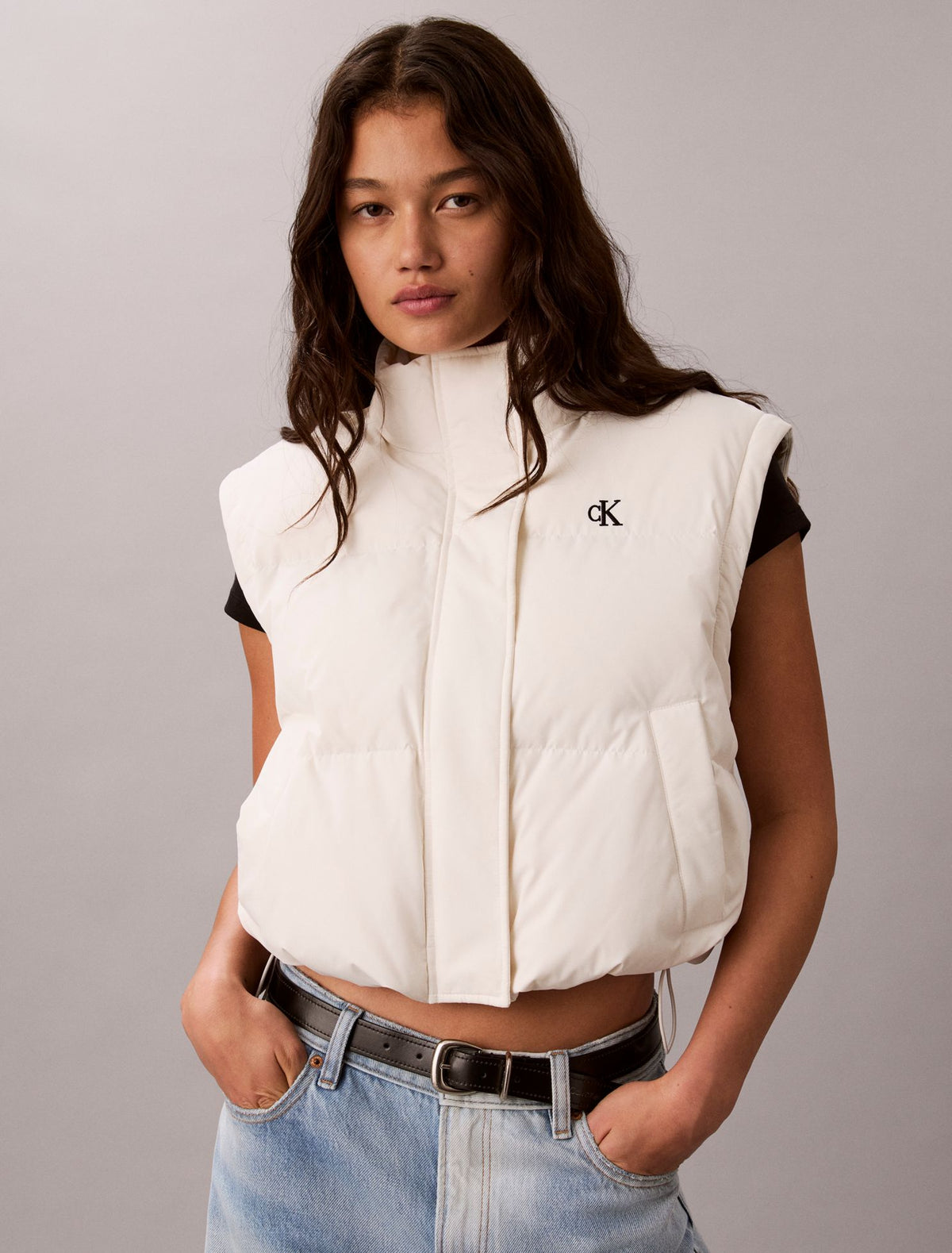 Matte Convertible Down Puffer Jacket - Calvin Klein Women