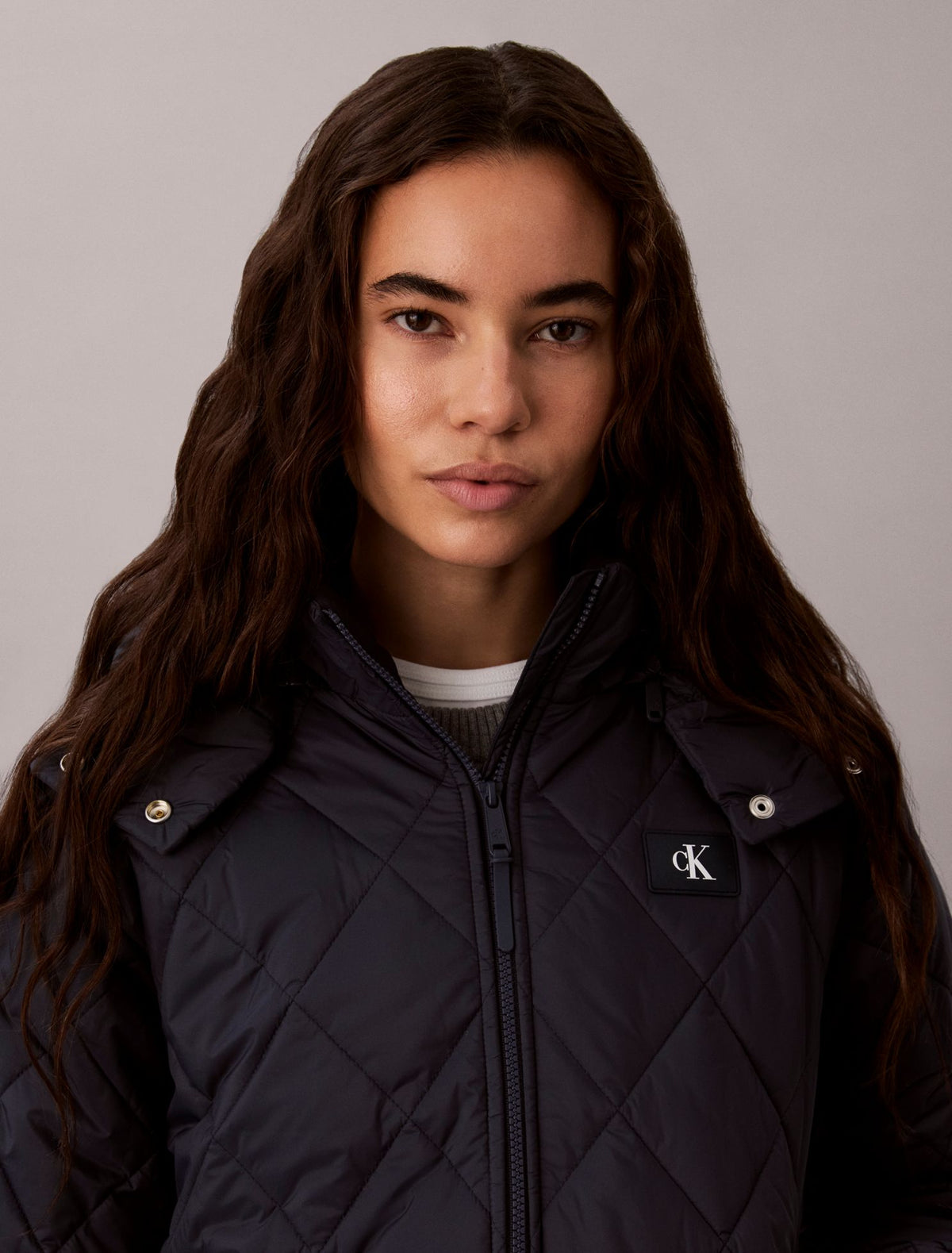Quilted Hooded Puffer Jacket - Calvin Klein Women