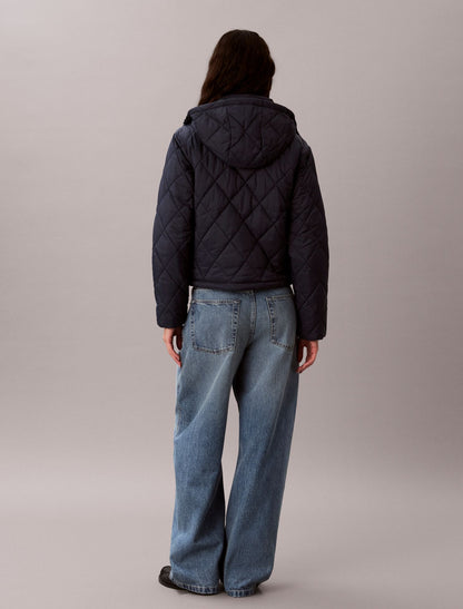 Quilted Hooded Puffer Jacket - Calvin Klein Women