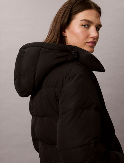 Matte Monologo Puffer Jacket - Calvin Klein Women