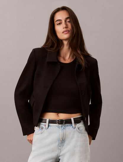 Ponte Knit Jacket - Calvin Klein Women