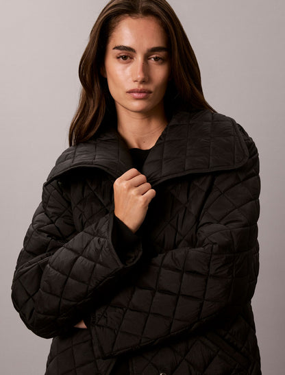 Quilted Liner Coat - Calvin Klein Women