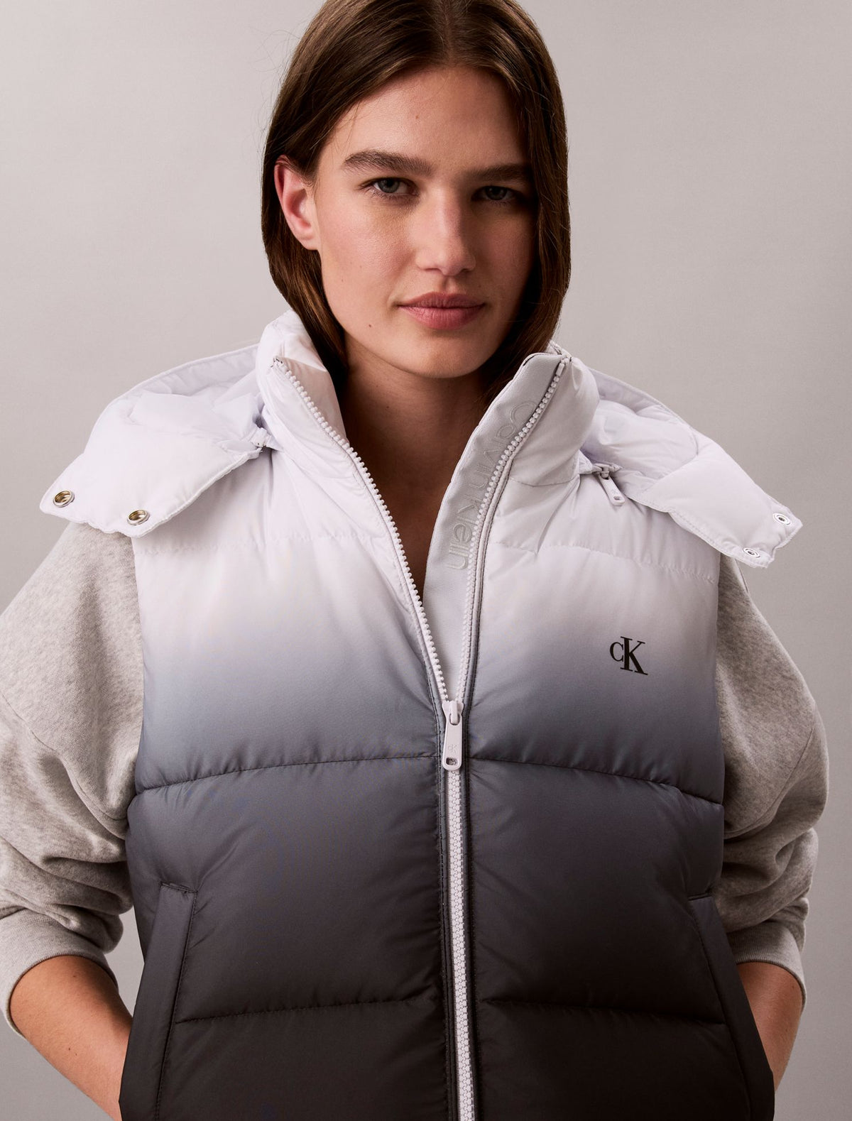 Ombre Puffer Vest - Calvin Klein Women
