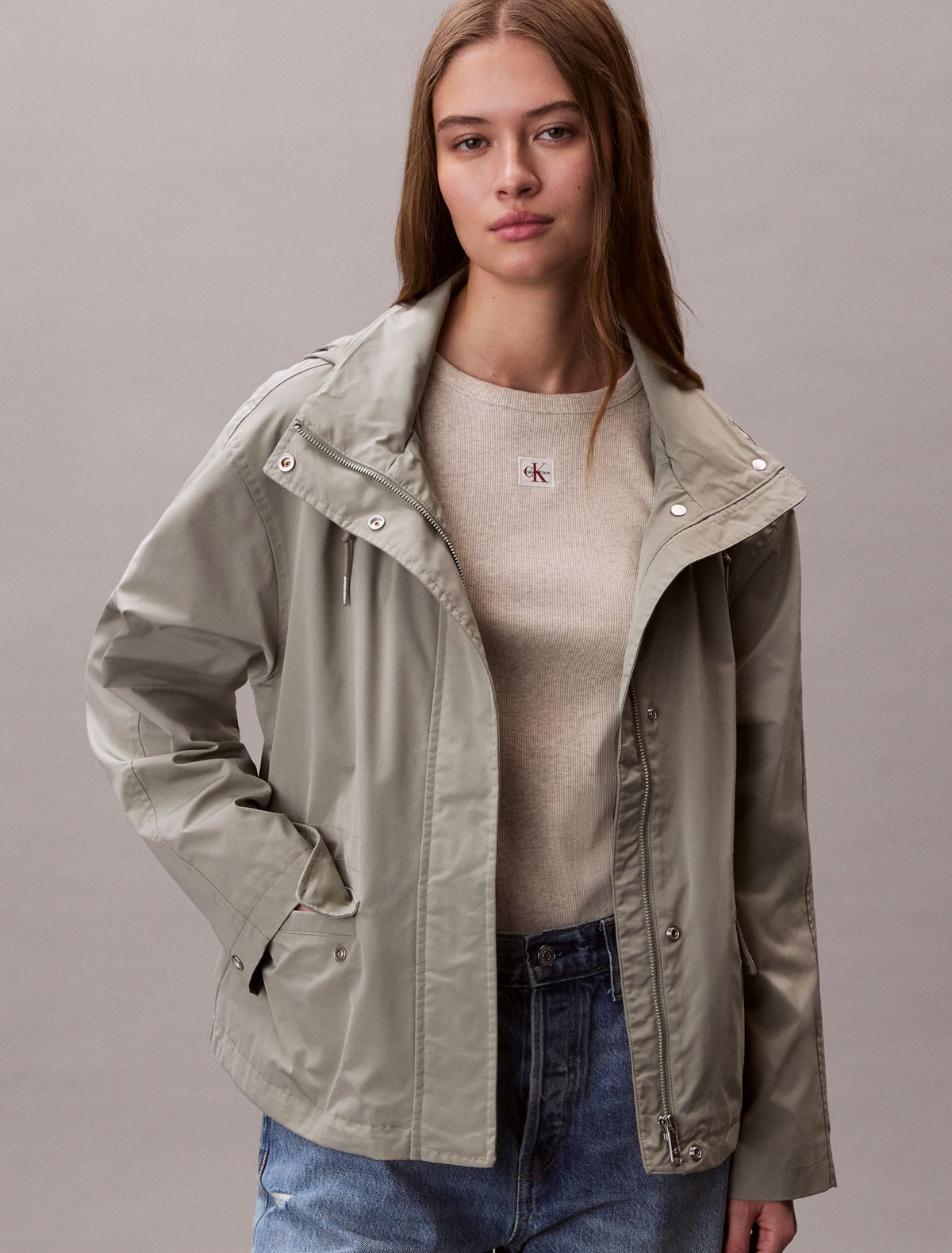 Lightweight Tech Jacket - Calvin Klein Women