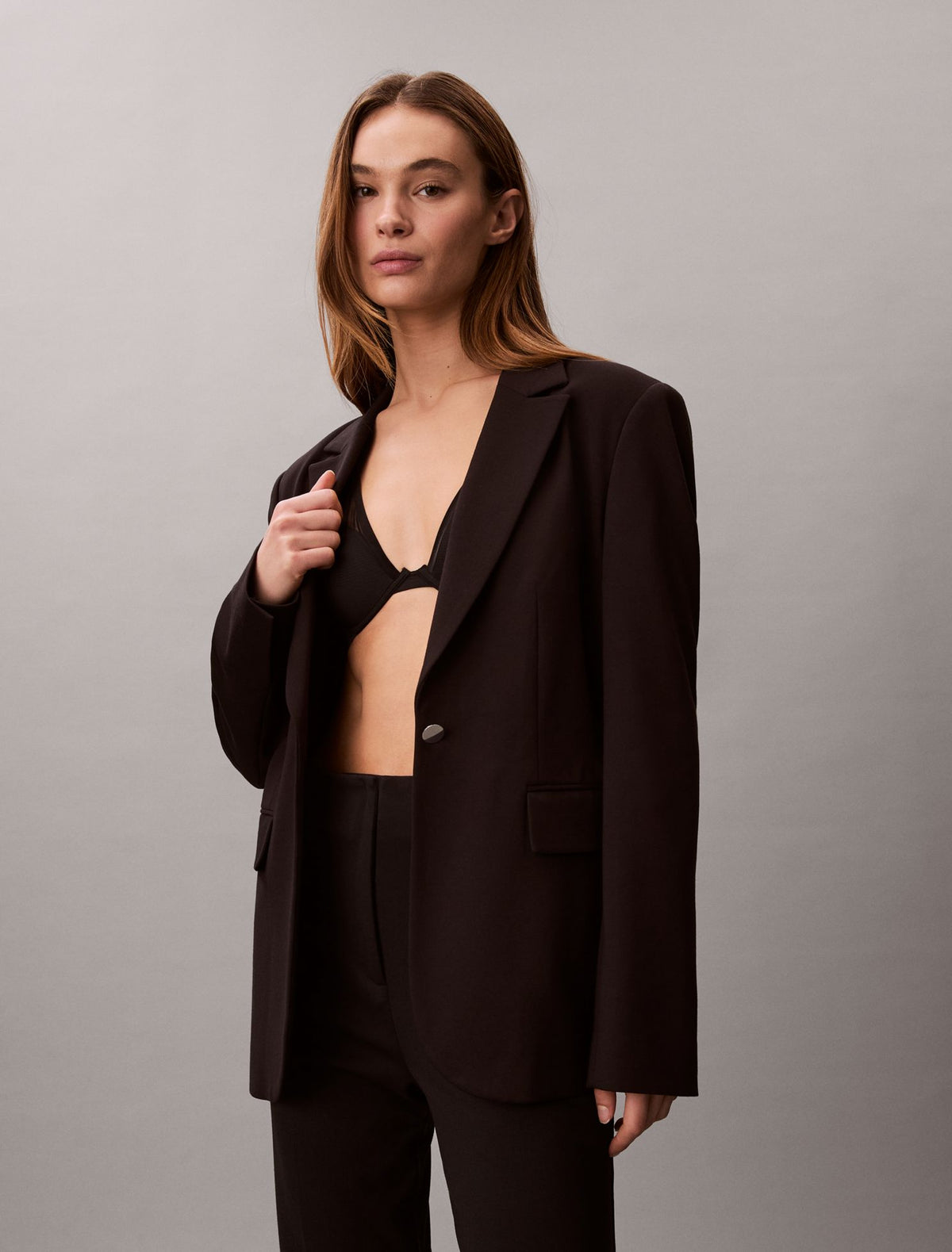 Ponte Slim Blazer - Calvin Klein Women