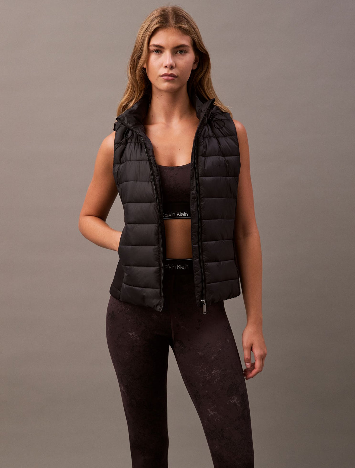Nylon Puffer Vest - Calvin Klein Women