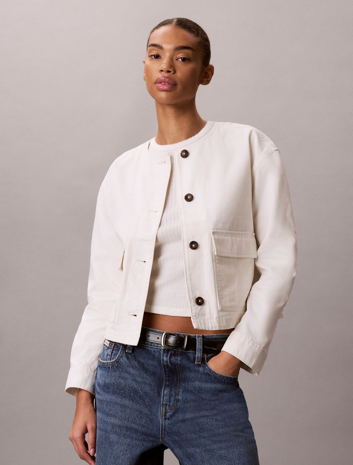 Canvas Jacket - Calvin Klein Women