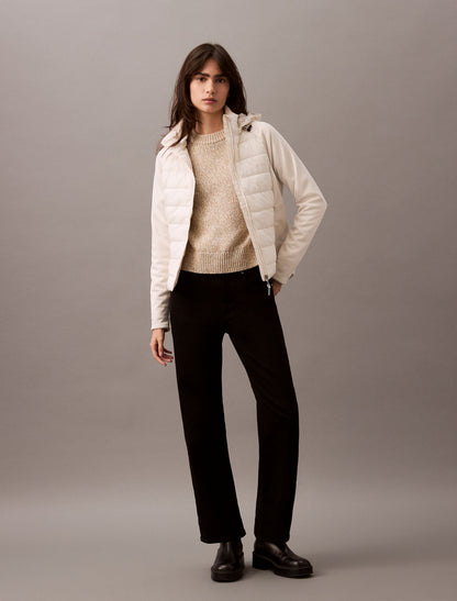 Mixed Media Puffer Jacket - Calvin Klein Women
