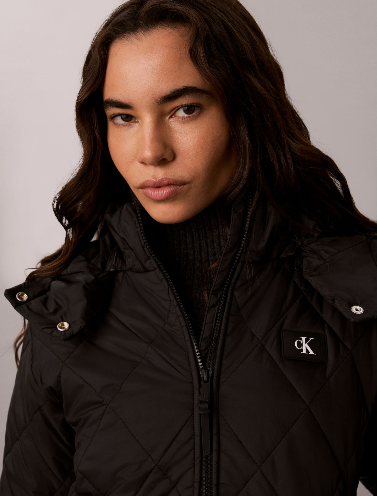 Quilted Hooded Puffer Jacket - Calvin Klein Women